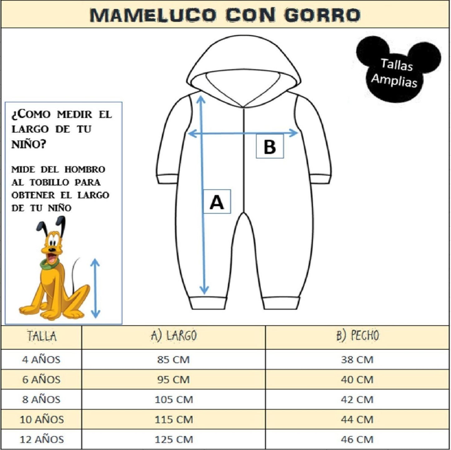 Mameluco Disney para Niño con Gorro Bordado Stitch