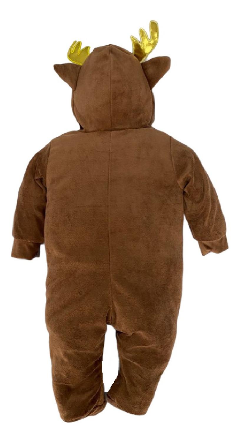 Mameluco Kiss para Bebé con Gorro Bordado Baby Fleece Reno