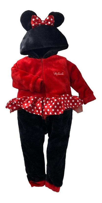 Kit 3 Mamelucos Disney para Niña con Gorro Bordado Angel, Minnie, Boo
