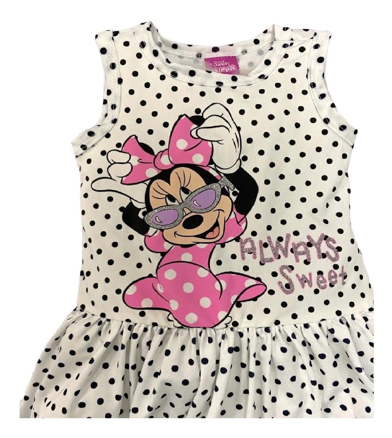 Vestido Estampado Lunares Disney Minnie Mouse