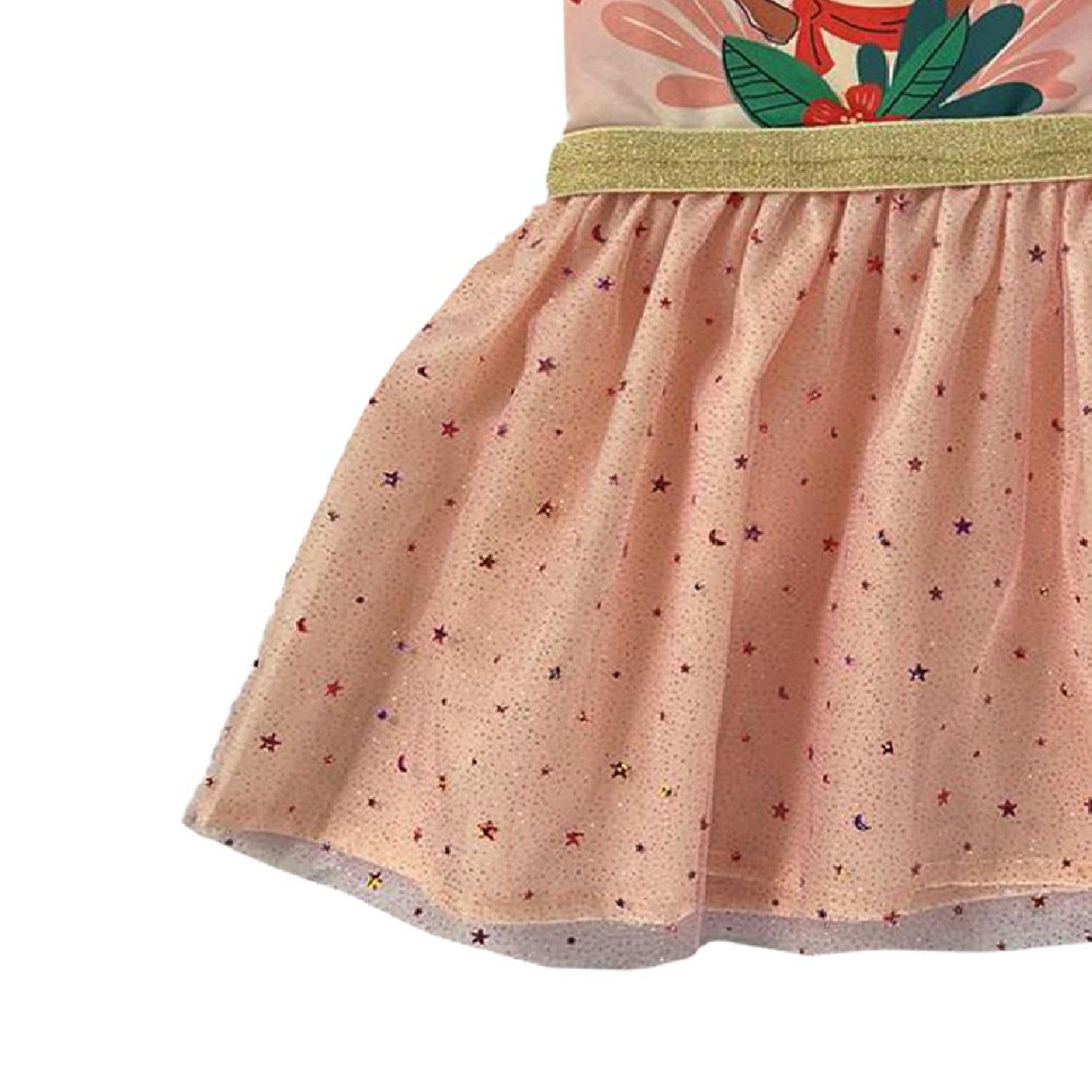 Vestido estampado manga corta Disney Moana