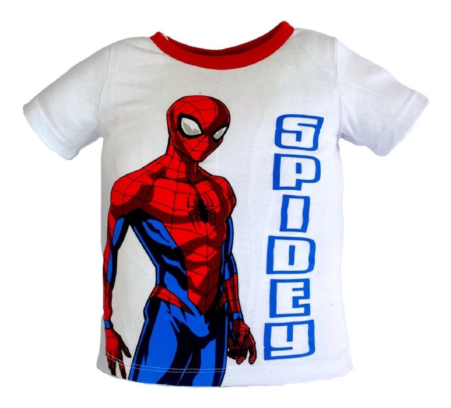 Conjunto Algodón Pantalon Y Playera Spiderman Marvel