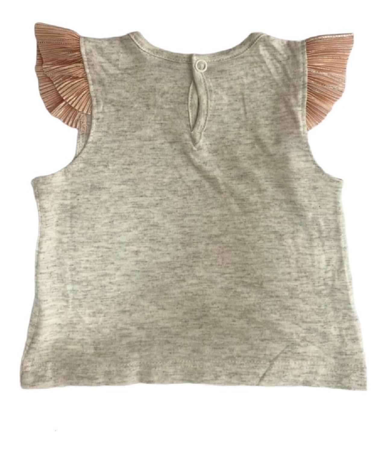Conjunto 2 piezas Kiss para Niña Faldita y Playera Estampada Conejita