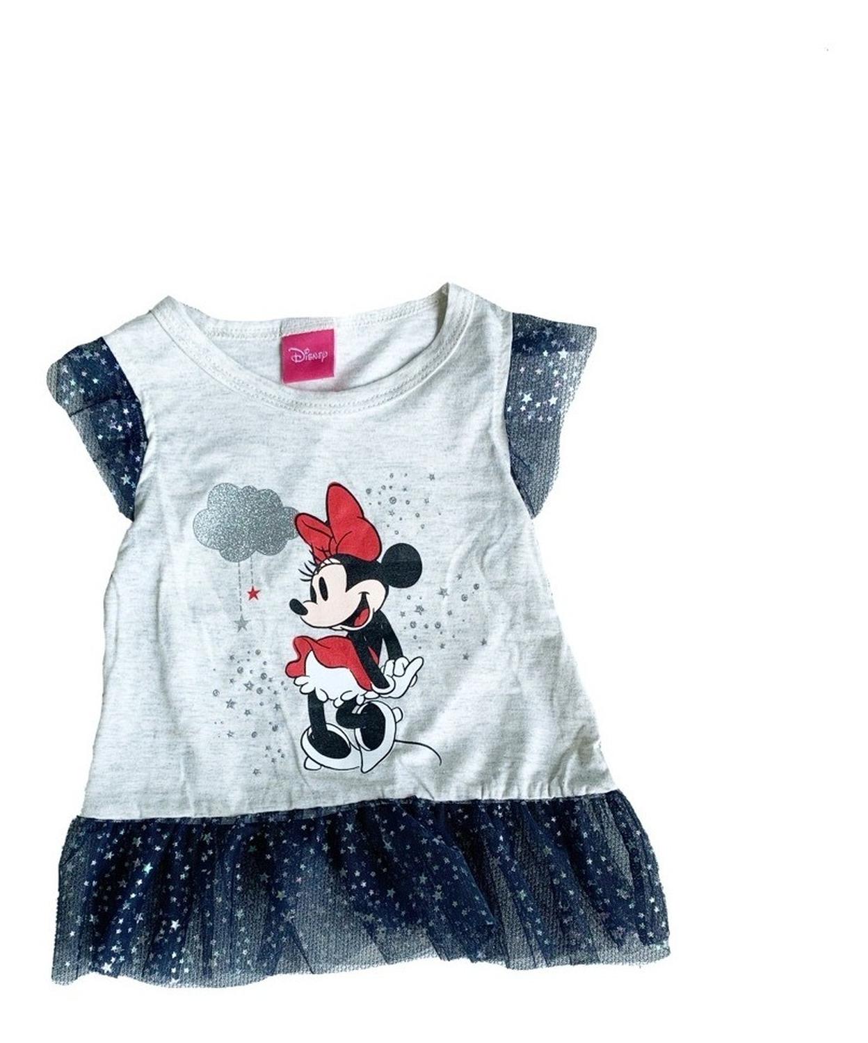 Conjunto Algodon Malla Con Blusa Estampada Disney Minnie