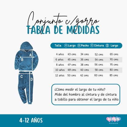 Conjunto Pants Disfraz Kiss Internacional Capibara 4 a 10 años