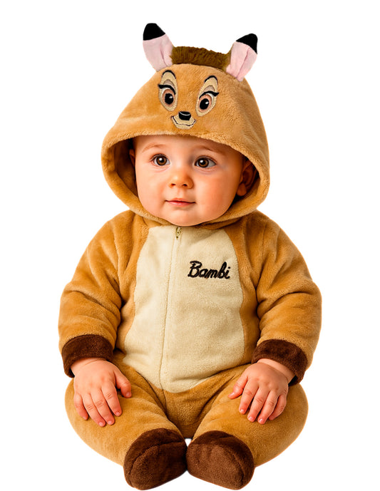 Mameluco Disney para Bebé con Gorro Bordado Bambi