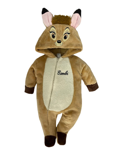 Kit 3 Mamelucos Disney Para Bebé Stitch, Goofy, Bambi