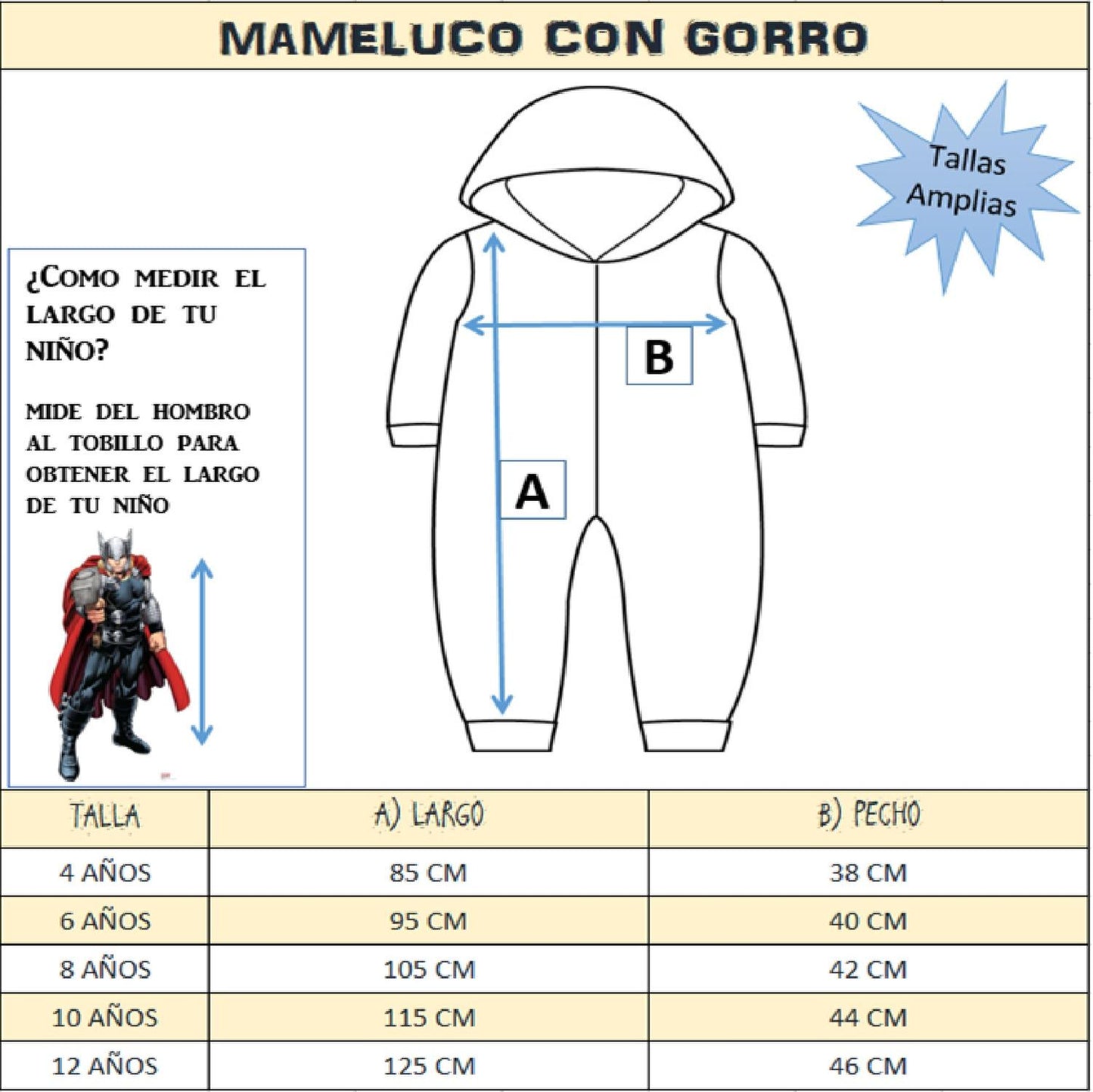 Kit 3 Mamelucos Marvel para Niño con Gorro Bordado Spiderman, Capitán América, Ironman