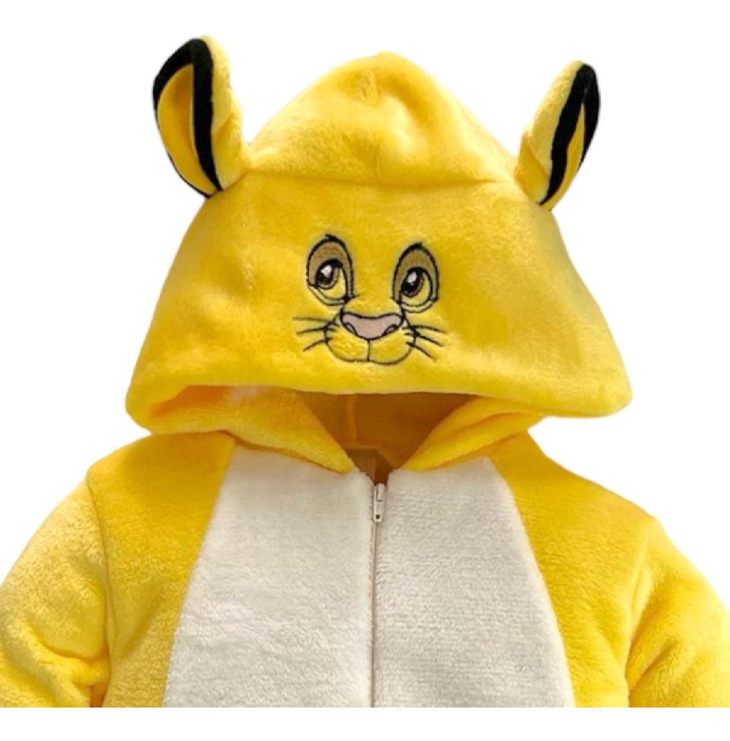 Mameluco Disney Simba Con Gorro Bordado