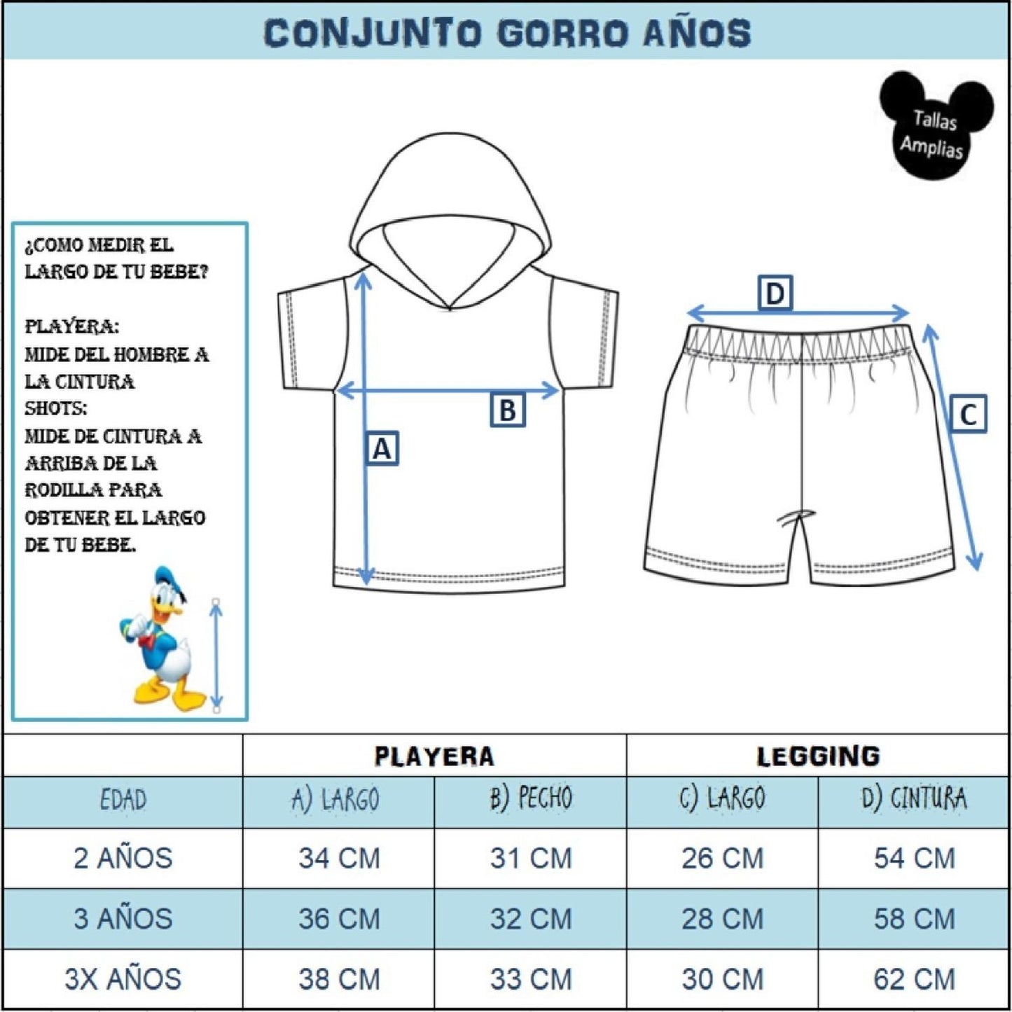 Conjunto Playera Y Short Disney Mickey