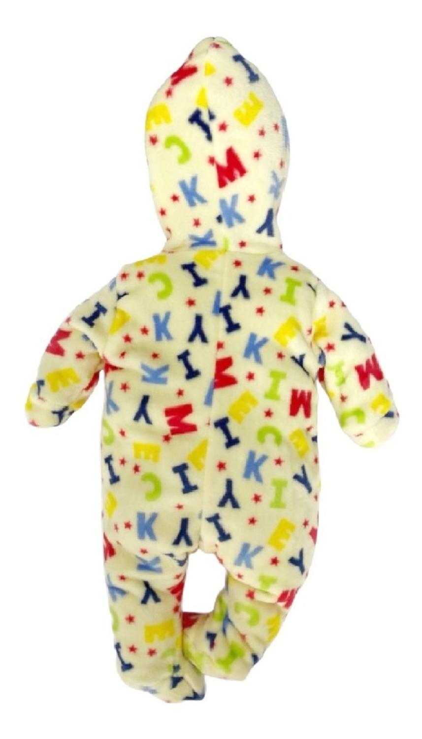 Mameluco Disney Mickey Mouse Estampada Siluetas Con Gorro