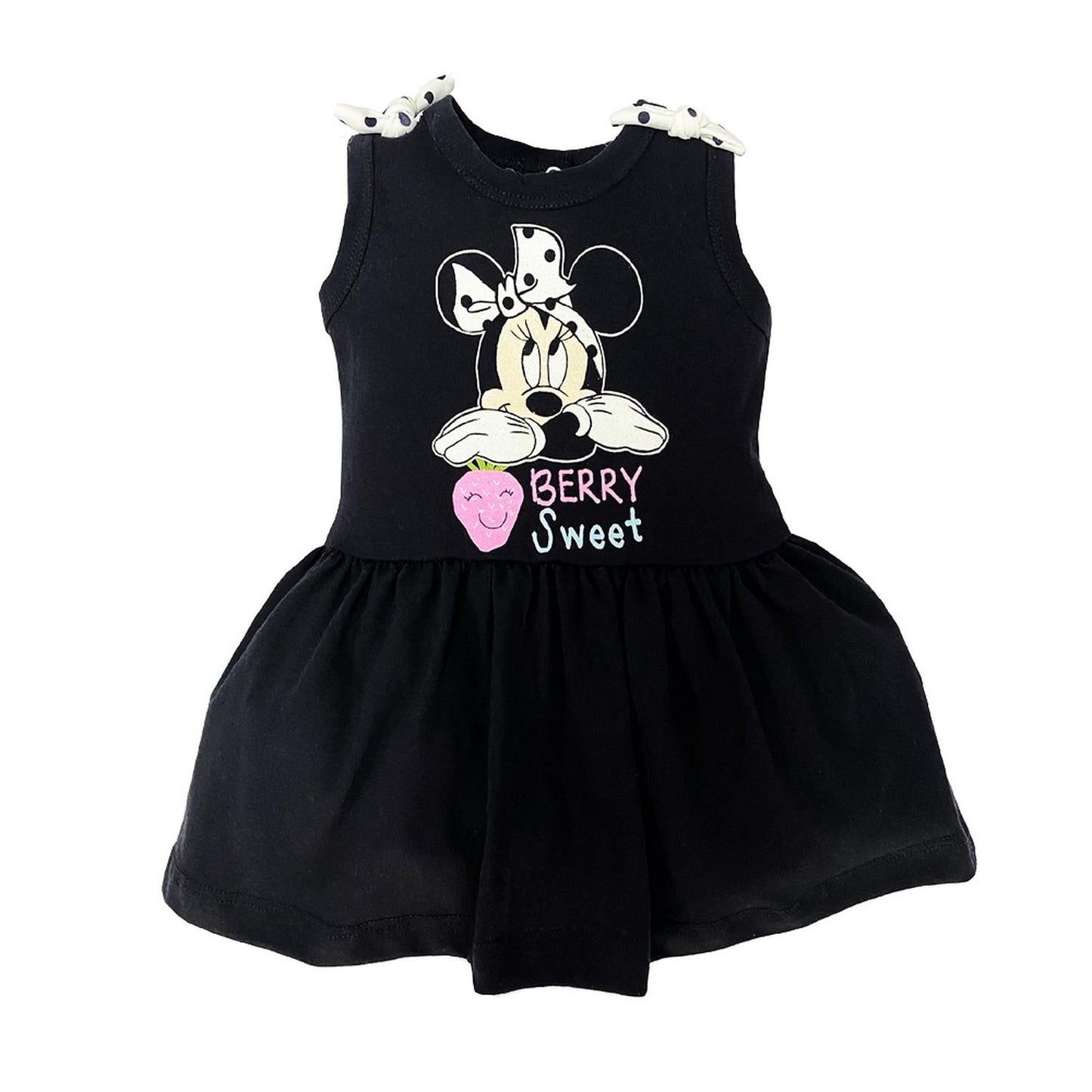 Vestido Algodon Con Estampado Disney Minnie