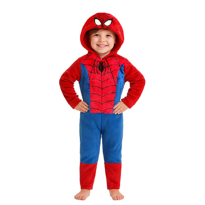 Mameluco Marvel Niño Con Gorro Bordado Spiderman