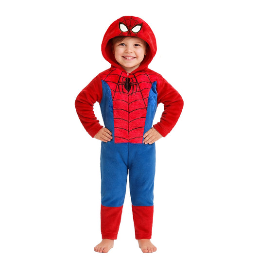 Mameluco Marvel Niño Con Gorro Bordado Spiderman