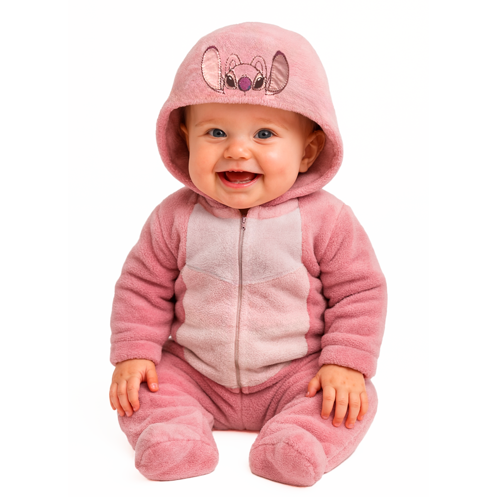 Mameluco Disney para Bebé con Gorro Bordado Angel