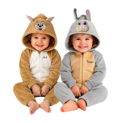 Kit 2 Mamelucos Disney para Niño con Gorro Bordado Dale y Thumper