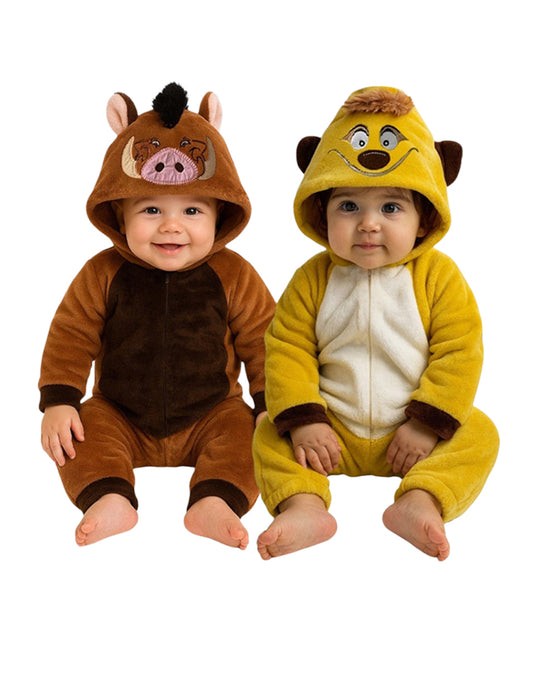 Kit 2 Mamelucos Disney Para Niño Pumba y Timón