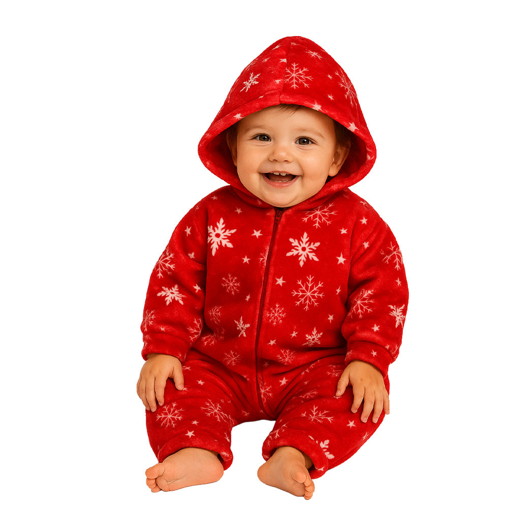Mameluco Kiss para Bebé Copos de Nieve