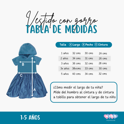 Vestido sublimado tul con glitter Disney Angel & Stitch