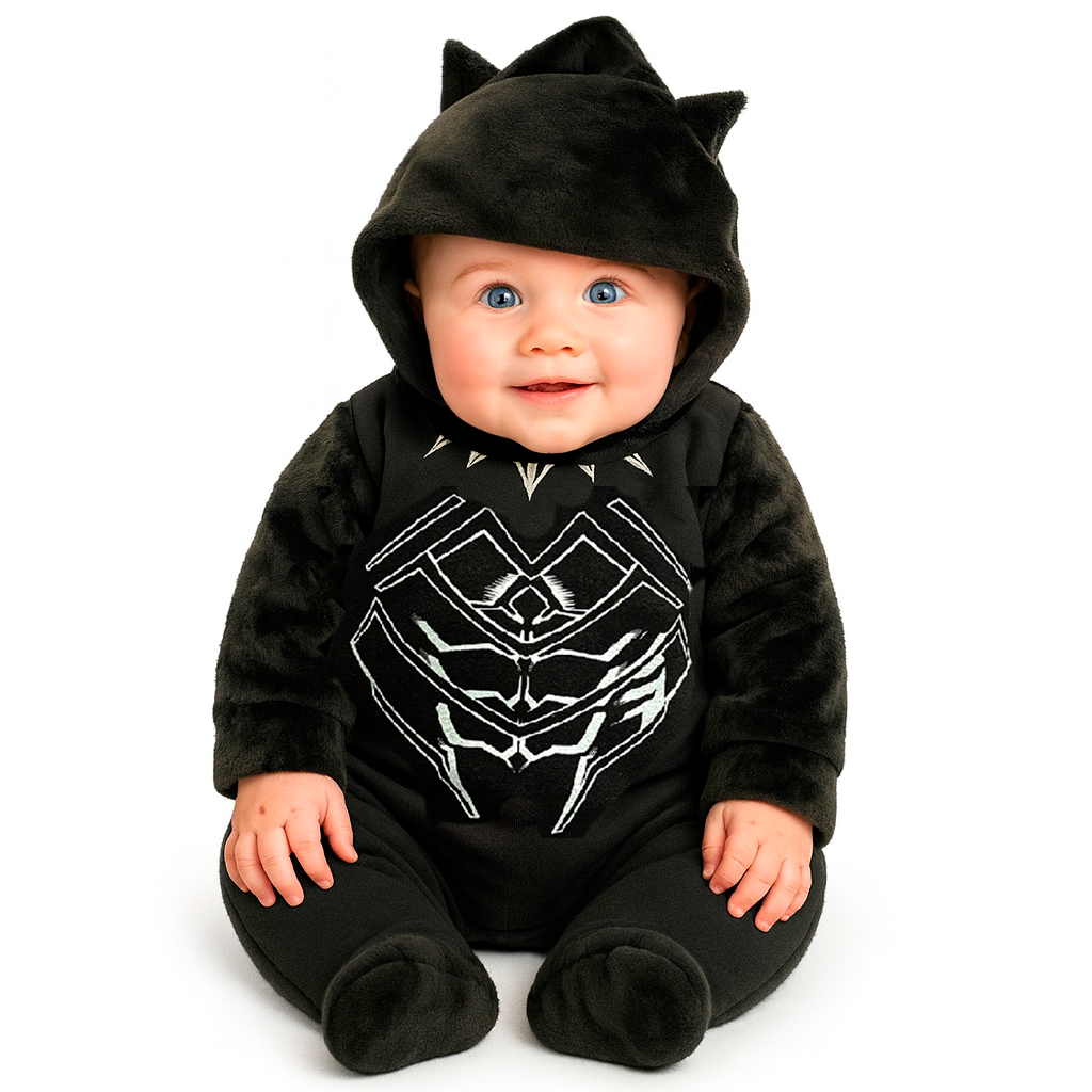 Mameluco Estampado Con Gorro Marvel Black Panter