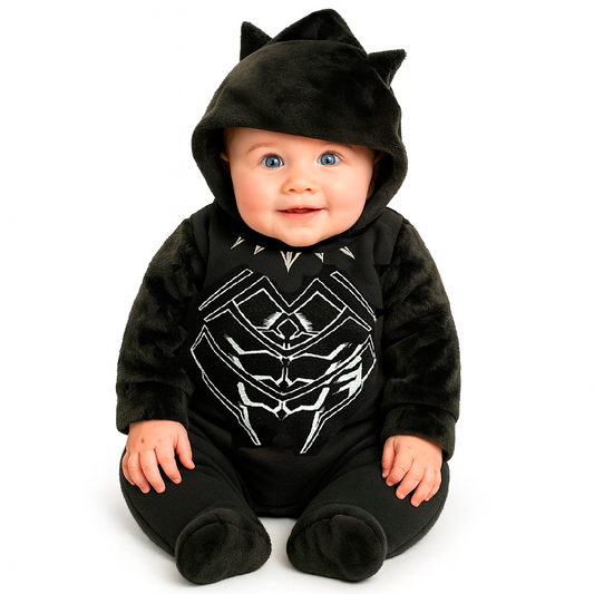 Mameluco Estampado Con Gorro Marvel Black Panter