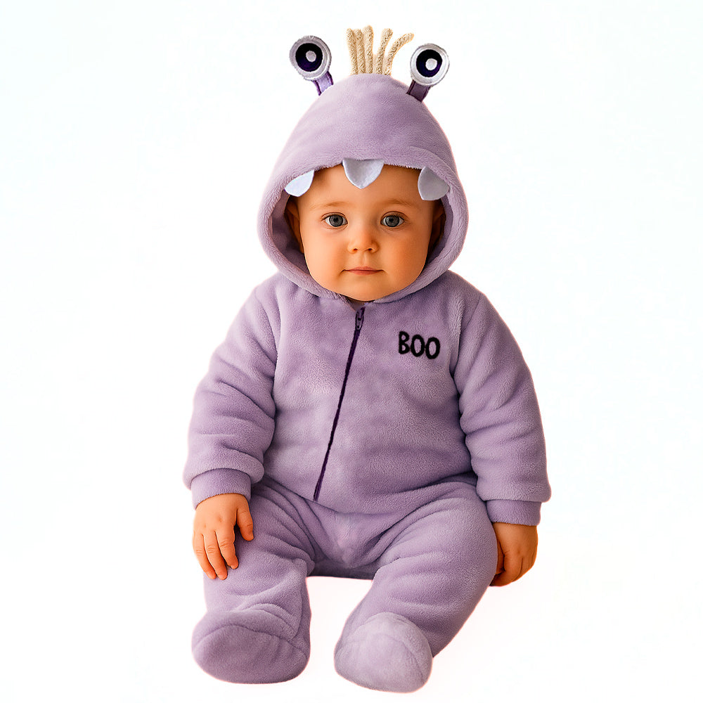 Mameluco Monsters Inc Con Gorro Bordado Disney