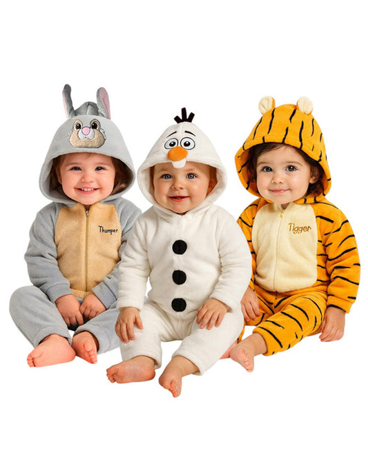 Kit 3 Mamelucos Para Bebé Disney Olaf, Minnie y Marie