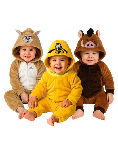 Kit 3 Mamelucos Para Niño Disney Dale, Pluto, Pumba