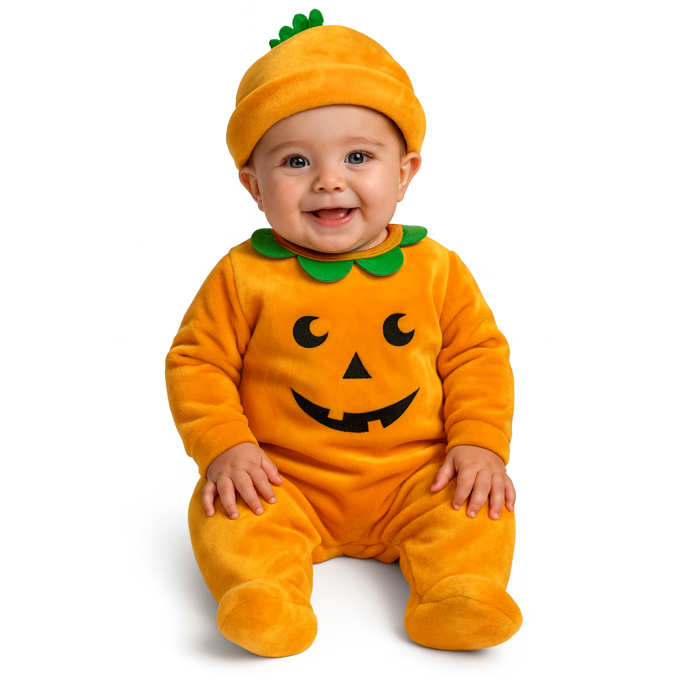 Kit 2 Mamelucos Kiss Halloween Diablito Y Calabaza