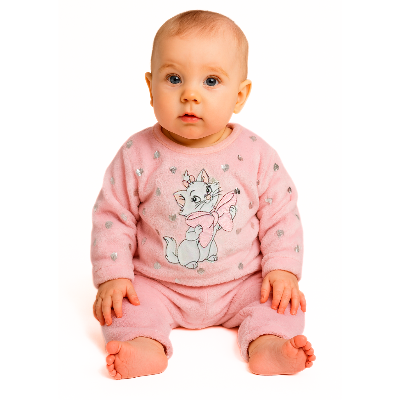 Conjunto 2 piezas Disney para Bebé Bordado Foil Marie