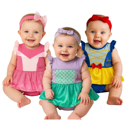 Kit 3 Pañaleros Ariel, Aurora, Blanca Nieves