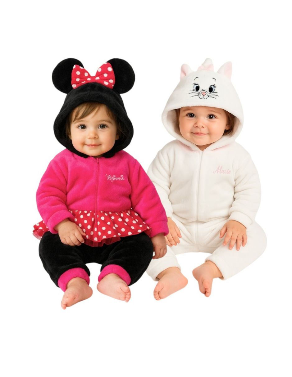 Kit 2 Mamelucos Para Bebé Disney Minnie y Marie