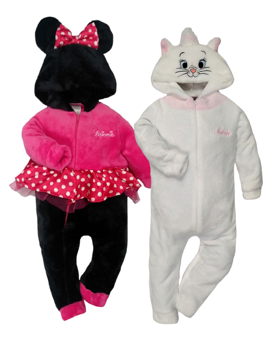 Kit 2 Mamelucos Para Bebé Disney Minnie y Marie