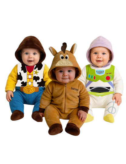 Kit 3 Mamelucos Para Bebé Disney Woody, Bullseye y Buzz