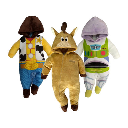 Kit 3 Mamelucos Para Bebé Disney Woody, Bullseye y Buzz