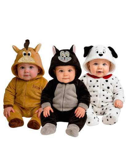 Kit 3 Mamelucos Para Niño Bullseye, Figaro y Dalmata