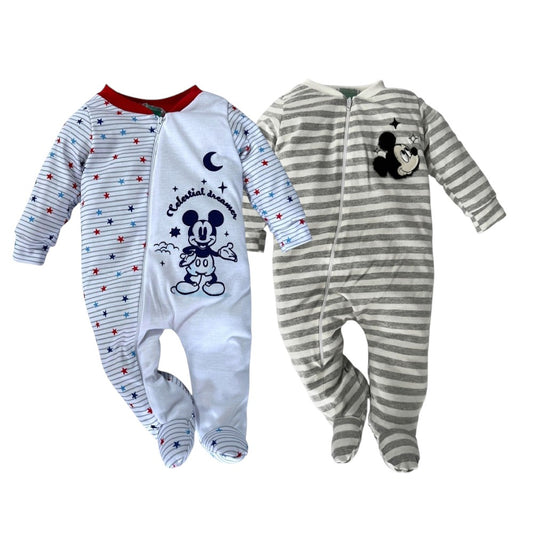 Kit 2 Mamelucos Disney Mickey Mouse