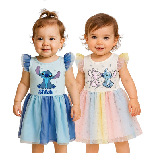 Kit 2 Vestidos Disney Stitch