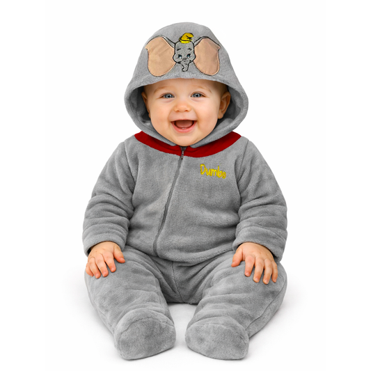 Mameluco Disney para Bebé con Gorro Bordado Dumbo