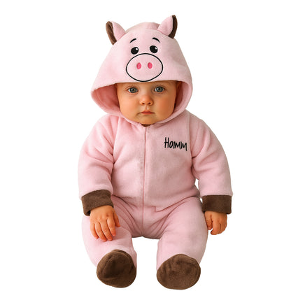 Kit 3 Mamelucos Disney para Bebé con Gorro Bordado Hamm, Alien, Lotso