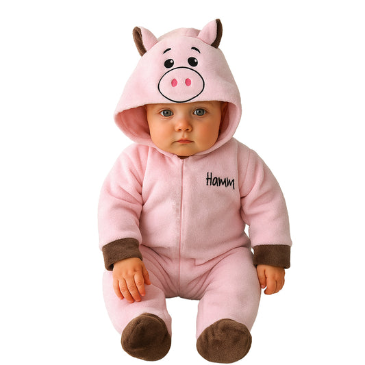 Mameluco Con Gorro Bordado Hamm
