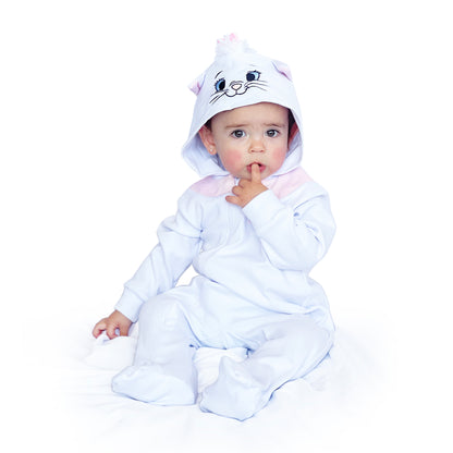 Mameluco Algodon Disney Marie Con Gorro Bordado