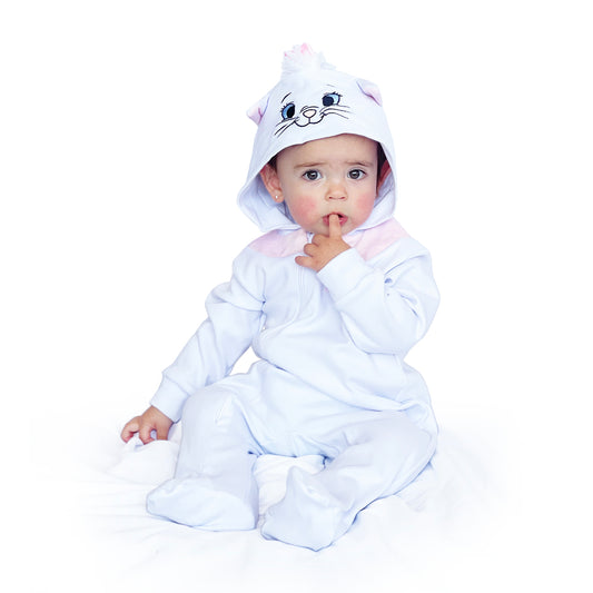 Mameluco Algodon Disney Marie Con Gorro Bordado