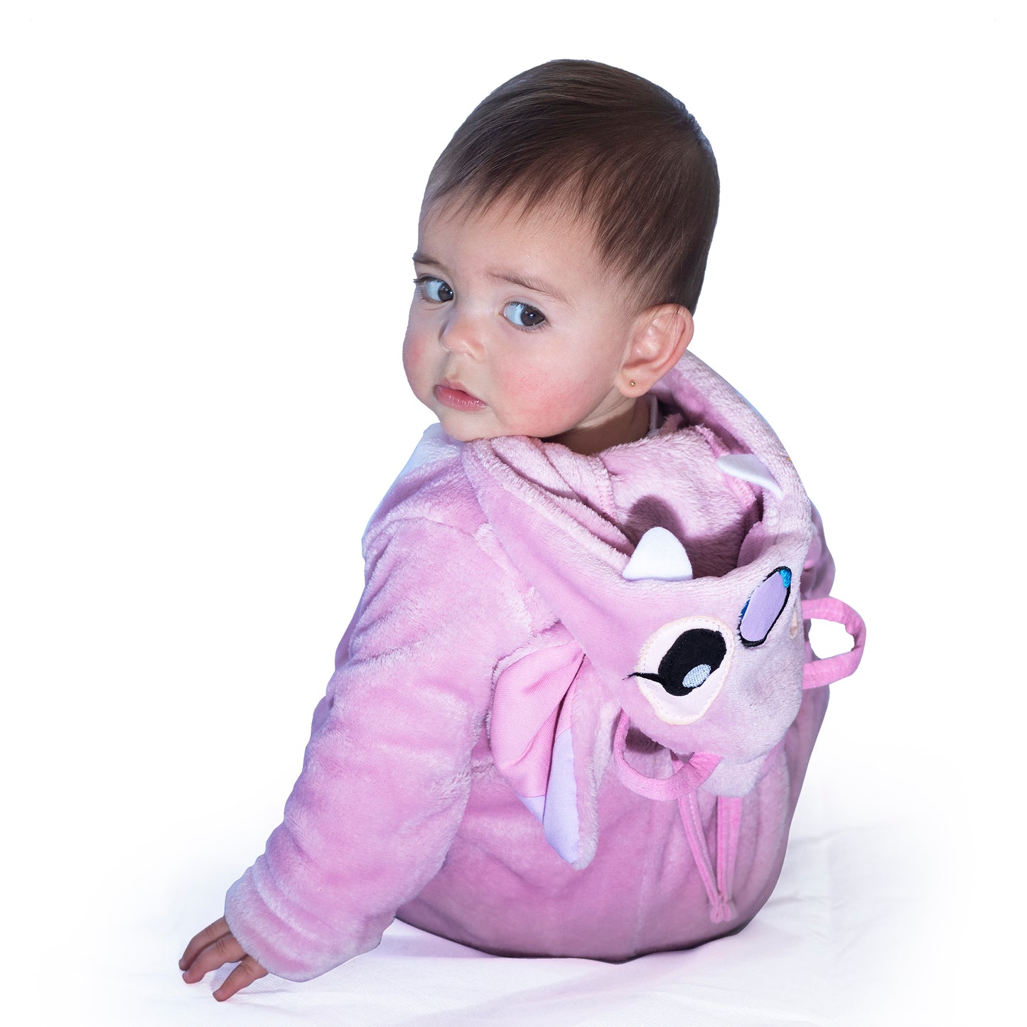 Mameluco Disney para Bebé con Gorro Bordado Angel novia Stitch