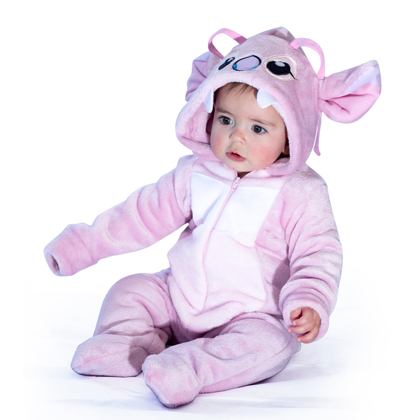 Mameluco Disney para Bebé con Gorro Bordado Angel novia Stitch