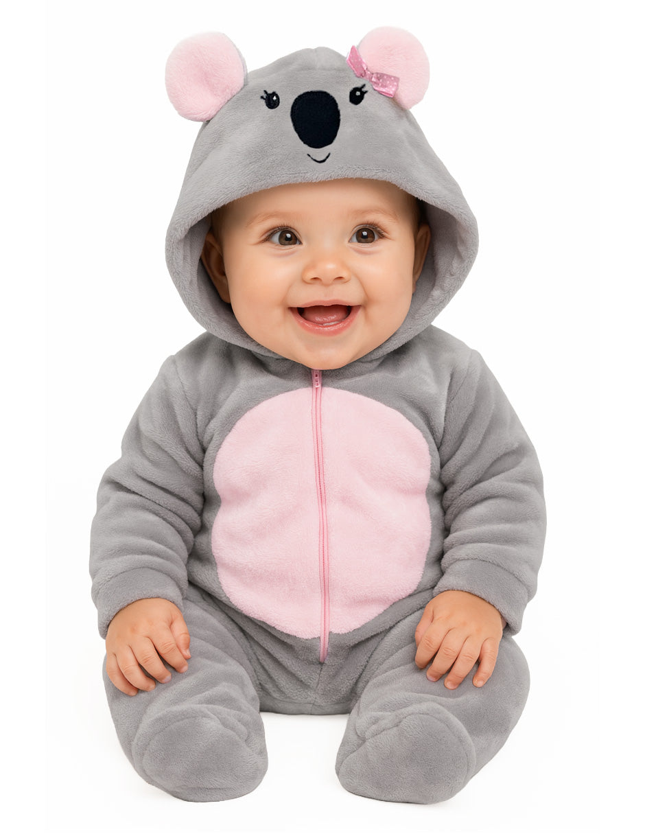 Mameluco Kiss para Bebé con Gorro Bordado Koala