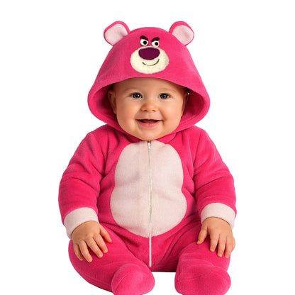 Kit 3 Mamelucos Disney para Bebé con Gorro Bordado Olaf, Lotso, Marie
