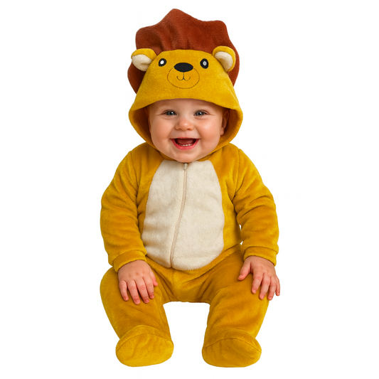 Mameluco Kiss para Bebé con Gorro Bordado León