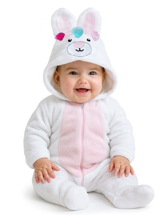 Mameluco Con Gorro Bordado Coneja