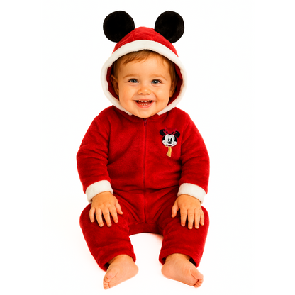 Mamelucos Disney para Niño con Gorro Bordado Mickey Santa
